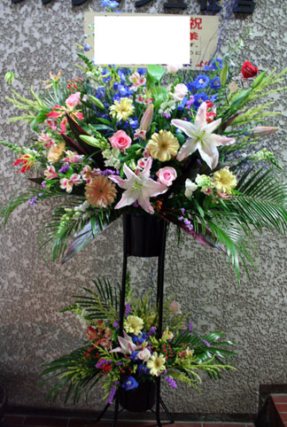 スタンド花　花束　花ギフト　花を贈る　フラワーギフト　誕生日花クラブ