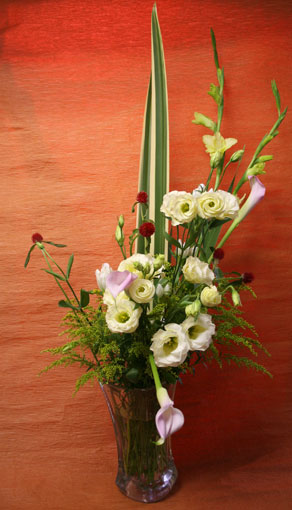 スタンド花　花束　花ギフト　花を贈る　フラワーギフト　誕生日花すがやさん　花瓶