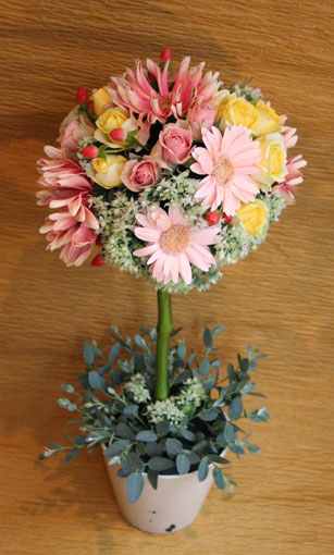 スタンド花　花束　花ギフト　花を贈る　フラワーギフト　誕生日花なおこさん　とぴ