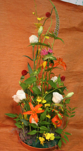 スタンド花　花束　花ギフト　花を贈る　フラワーギフト　誕生日花おおばさん　竹島ゆり