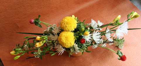 スタンド花　花束　花ギフト　花を贈る　フラワーギフト　誕生日花kazuesan-pinpon