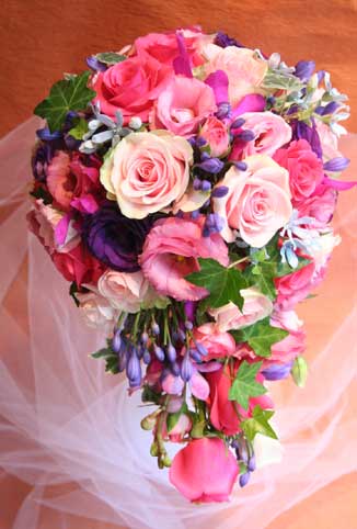スタンド花　花束　花ギフト　花を贈る　フラワーギフト　誕生日花meiji-pink