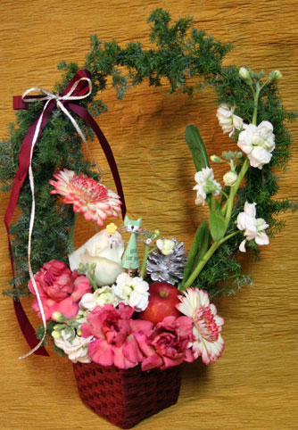 スタンド花　花束　花ギフト　花を贈る　フラワーギフト　誕生日花hukunisisan-st