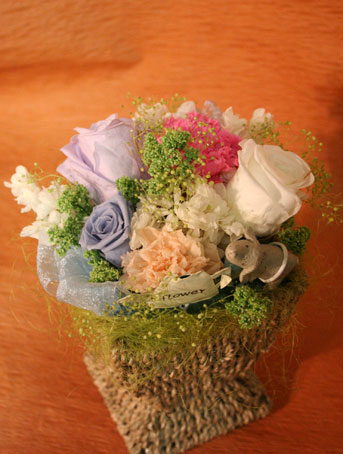 スタンド花　花束　花ギフト　花を贈る　フラワーギフト　誕生日花おかもとさん　プリ