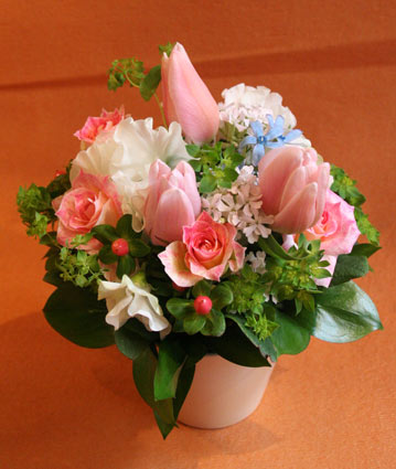 スタンド花　花束　花ギフト　花を贈る　フラワーギフト　誕生日花土門さん