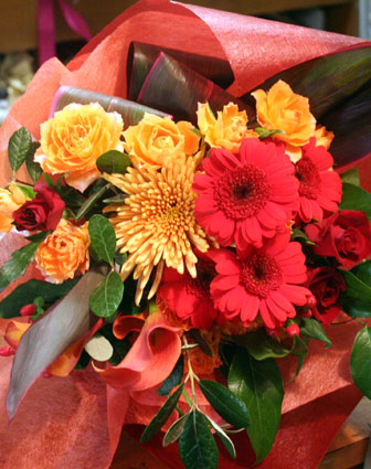 スタンド花　花束　花ギフト　花を贈る　フラワーギフト　誕生日花akaga-bera