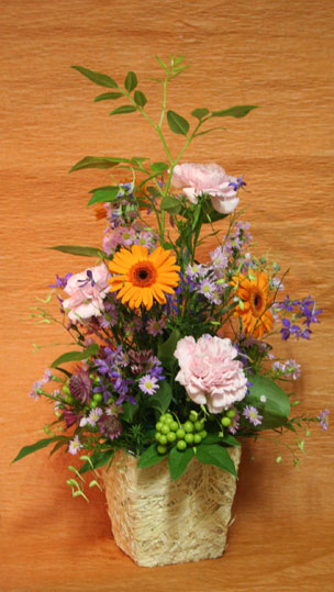 スタンド花　花束　花ギフト　花を贈る　フラワーギフト　誕生日花ふくにしさん　こうん