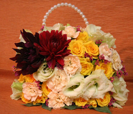 スタンド花　花束　花ギフト　花を贈る　フラワーギフト　誕生日花いじちさん　バッグ