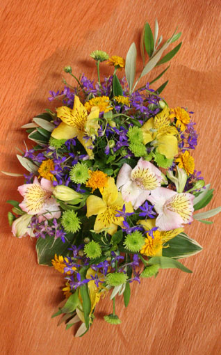 スタンド花　花束　花ギフト　花を贈る　フラワーギフト　誕生日花むらたさん　ほり