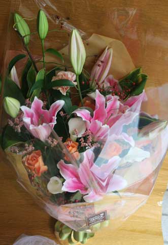 スタンド花　花束　花ギフト　花を贈る　フラワーギフト　誕生日花ryouisn